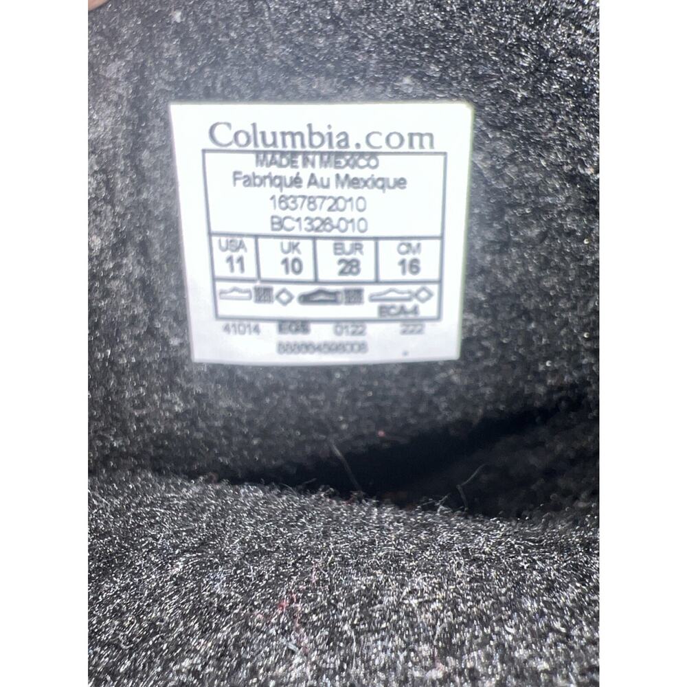 NEW Columbia Kids Snow Boots Insulated Powderbug Black WaterproofYouth Size 11 - Picture 6 of 8